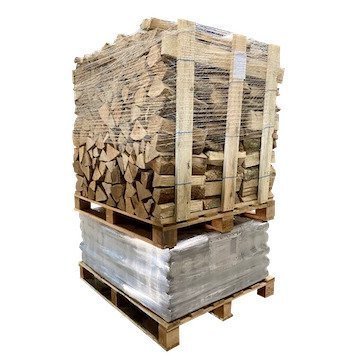 Palette de Mixte Bûches de nuit + Box Bois de chauffage 40cm