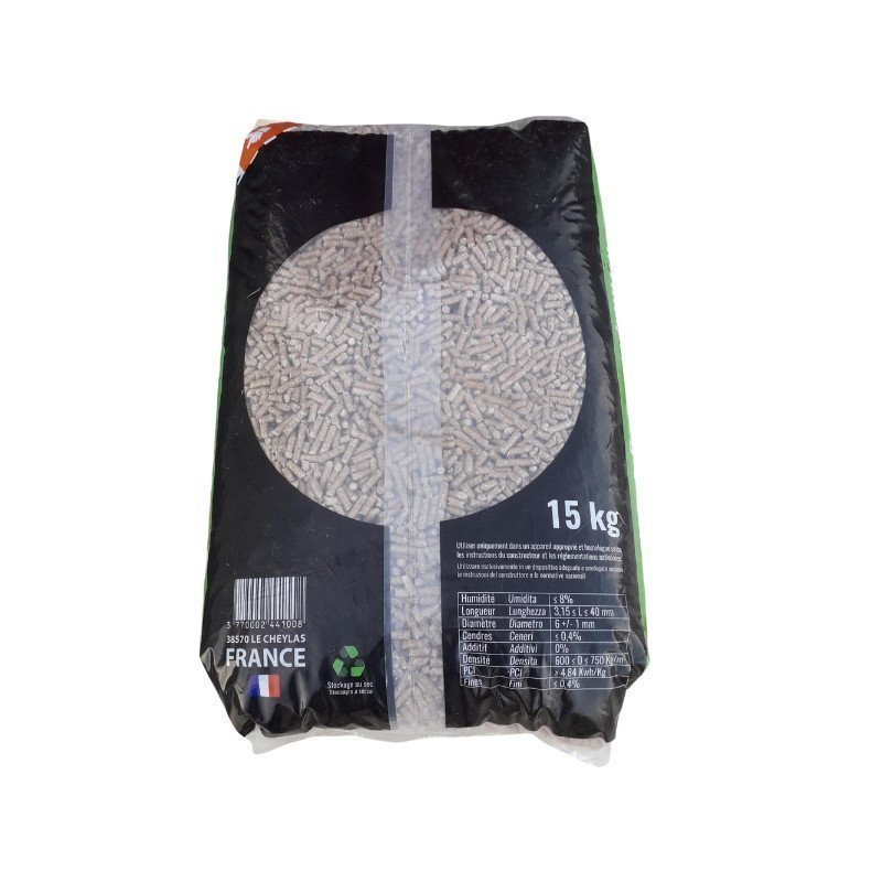 Pellets Alpes Energie – Palette mit 70 Säcke à 15 Kg