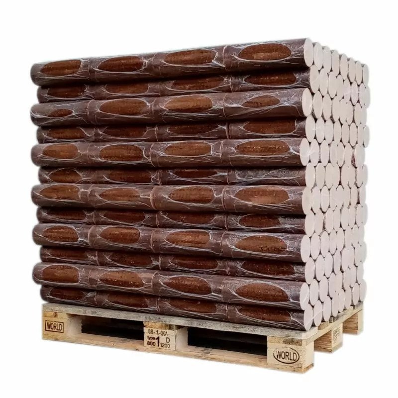 Holzbrikett gepresst 100% Buche – Palette mit 960 kg