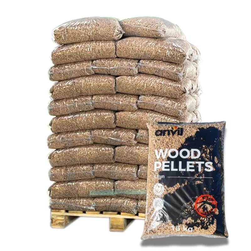 Pellet ANVIL – Palette mit 70 Säcke à 15Kg – EN Plus A1
