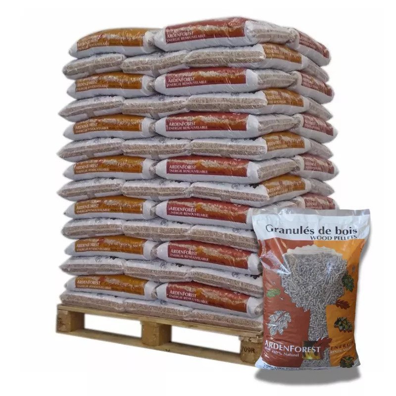 Pellet Ardenforest 100% Nadelholz – 70 Säcke à 15 kg