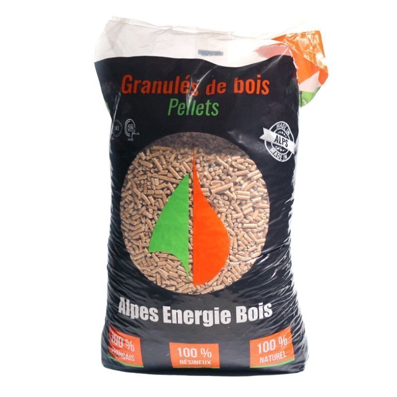 Pellets Alpes Energie – Palette mit 70 Säcke à 15 Kg
