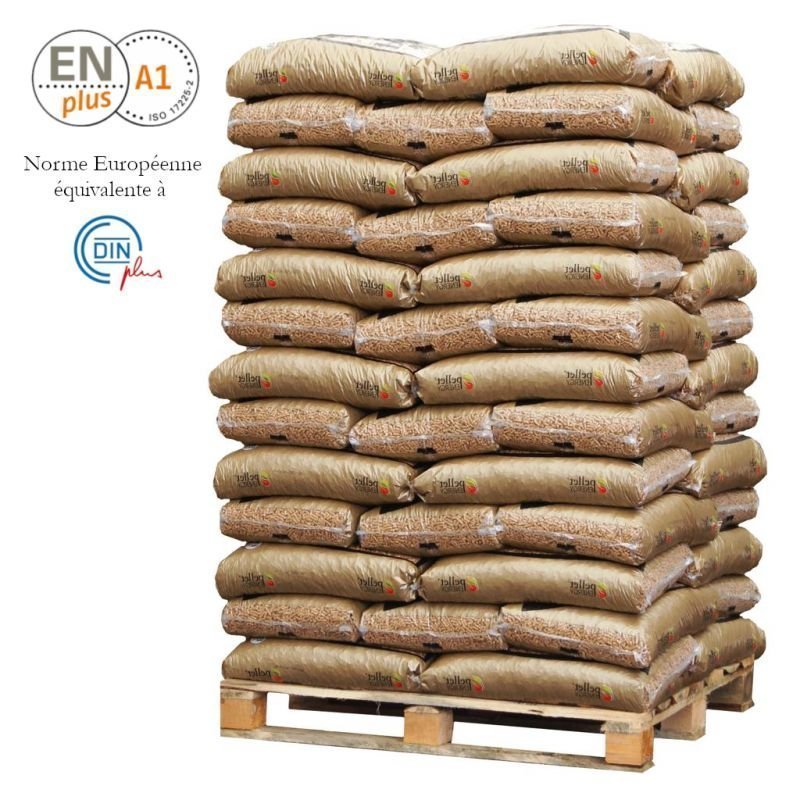 Pellets GOLD 100% Nadelholz – Palette mit 65 Säcke à 15 kg