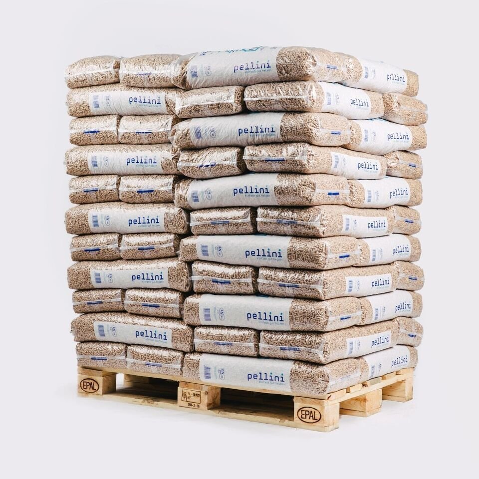 Pellets Pellini EN+ A1 – Palette mit 66 Säcke à 15 kg