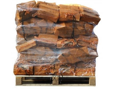 40 Säcke à Trockenholz – 100% Esche – 8 kg